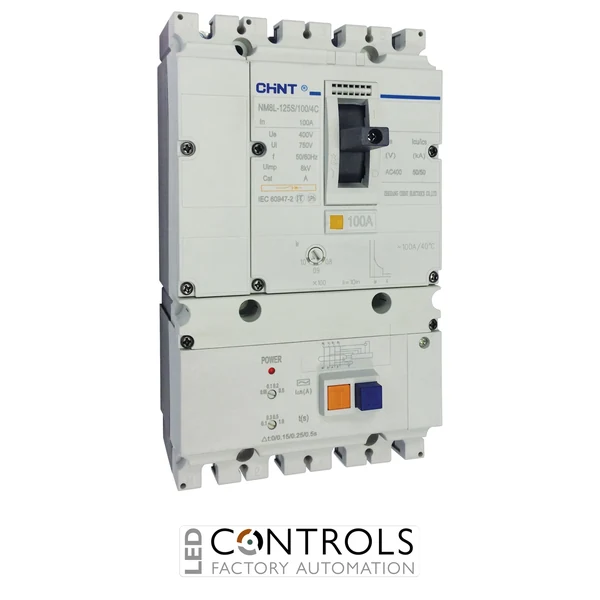 Chint NM8L-125S-3P-125A-X1-T1 RCD - 3P - 125A