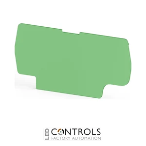 EPPFD4PE IMO End Plate for PFD4PE Green/Yellow