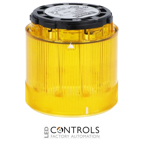 8LT7GLE5 - ILLUMINATED UNIT FLASHING YELLOW 115VAC