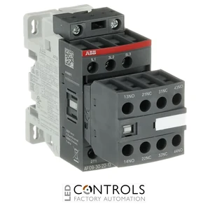 1SBL137001R1322 ABB AF09-30-22-13 - AF09 9A 3 Pole AF Series Contactor 2NO 2NC Auxiliary Contacts