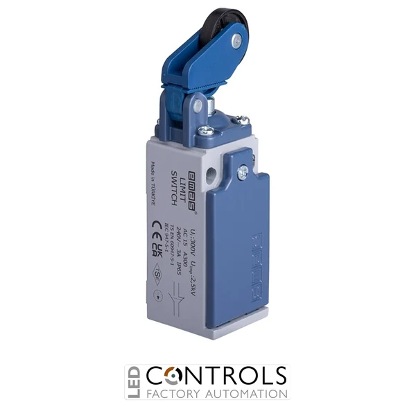 EMAS L51K13MIP211 EMAS L51 SERIES LIMIT SW. SNAP ACTION 1NC+1NO-PLASTIC ROLLER