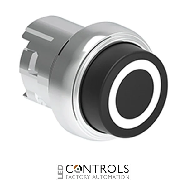 LOVATO LPSB2102 BLACK EXTENDED MET. PUSH-BUTTON O