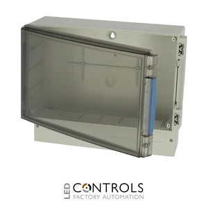 7525020 Fibox PC 36/31-3 Enclosure, Polycarbonate Smoked transparent hinged cover