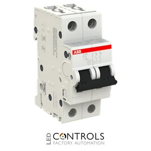 S202-C6 Miniature Circuit Breaker - 2P - C - 6 A
