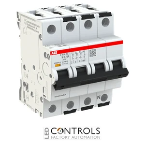 2CDS383103R0187 ABB S303P-K0.75NA Miniature Circuit Breaker - 3+NP - K - 0.75 A - image 4