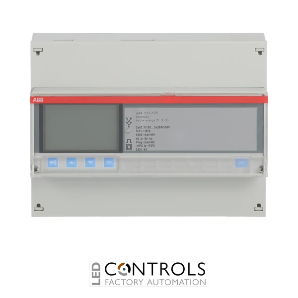 2CMA170533R1000 ABB A44 111-100 Three-Phase CT/VT-Connected Energy Meter with Pulse Output