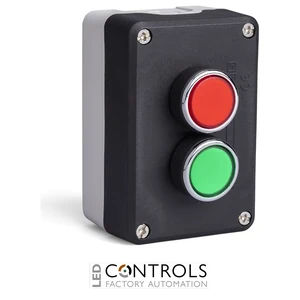 EMAS P2AA EMAS P SERIES BLACK GREY PL. BOX 2 HOLES 2NO RED-GREEN