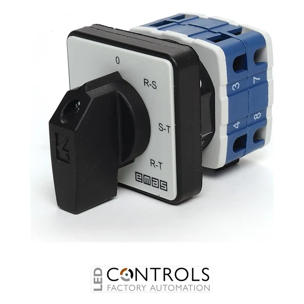 EMAS PSA010OK422S EMAS 10 A 4 POS.VOLTMTR MEASURE CAM SWIT. (PHAS- PHAS) 45