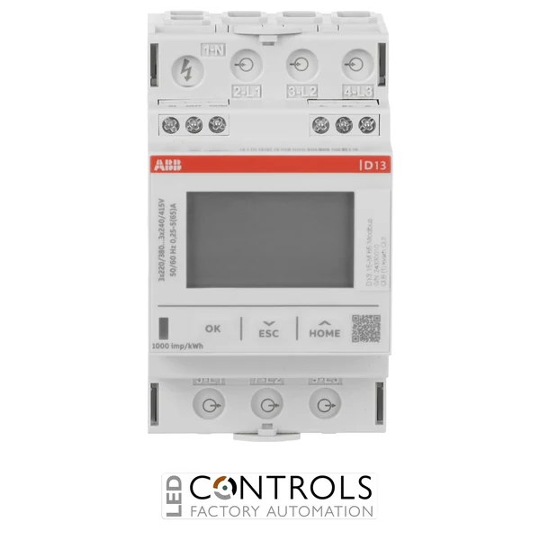 2CMA241765R1000 ABB D13 15-M 65 Three-Phase Direct-Connected 65 A Energy Meter with Modbus