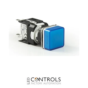EMAS D070KXM EMAS D SERIES 16MM SQUARE LED 24V BLUE SIGNAL LAMP