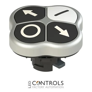 E2 1PQFA9QAAE Pizzato Quadruple pushbutton