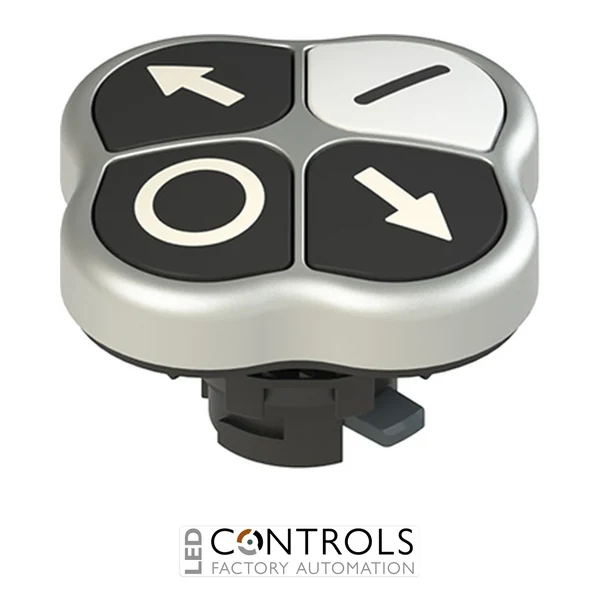 E2 1PQFA9QAAE Pizzato Quadruple pushbutton