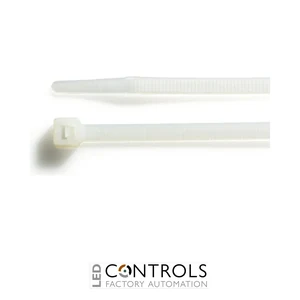 HFC100-N-K Partex non-releasable nylon cable tie, 100mm x 2.5mm, Natural, pack 1000