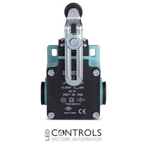 EMAS L2K13MEP124 EMAS L2 SERIES LIMIT SW. SNAP ACTION 1NC+1NO-PLASTIC ROLLER - image 3