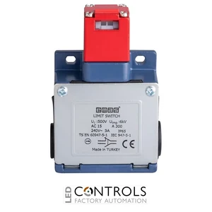 EMAS L53K23LUM320 EMAS L53 SERIES LIMIT SW. SLOW ACTION 1NC+1NO SMOOTH METAL KEY - image 3