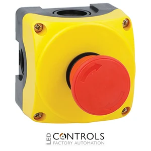 LPZP1B5602 - YLW CTRL STATION + 40MM TURN NO EM.+ 1NC