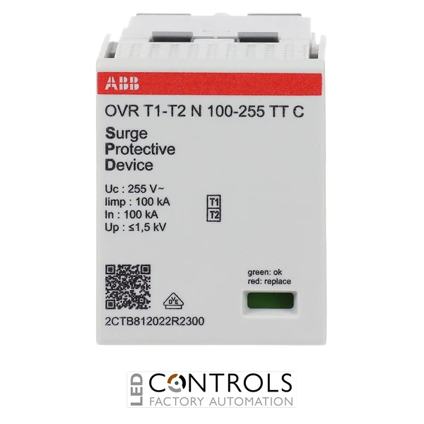 2CTB812022R2300 ABB OVR T1-T2 N 100-255 TT C Type 1+2 Surge Protection Device