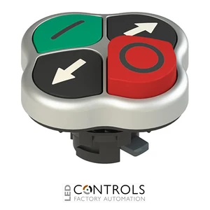 E2 1PQHA9QAAK Pizzato Quadruple pushbutton