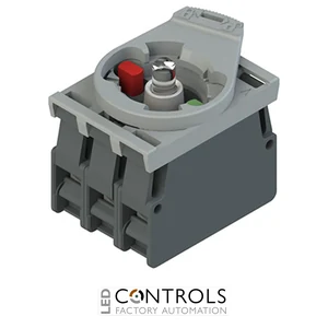 E2 AC-XXBC0027 Pizzato Complete unit with withe LED holder, contact block 1NC+1NO and fixing adapter