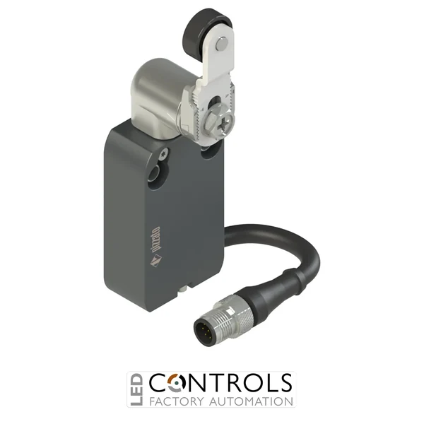 NF B112KC-DM0.2 Pizzato Modular prewired switch with adjustable shaped metal revolving lever diam. 14 roller