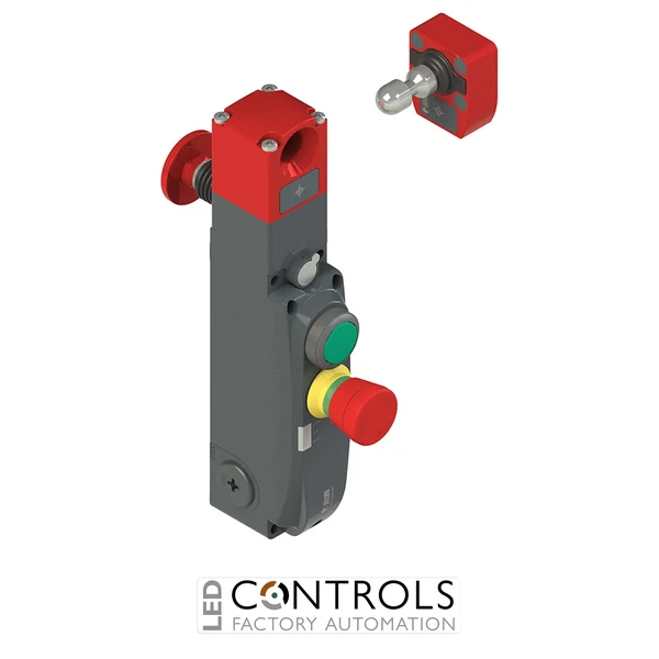NG 2D7E413O-F31 Pizzato NG series safety switch with lock and integrated control devices, with actuator