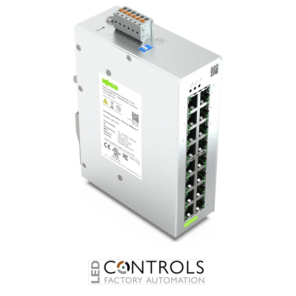 852-1816 Wago Lean Managed Switch;16 Ports 1000Base-T