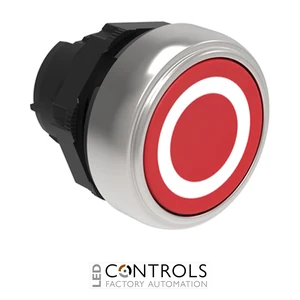 LOVATO LPCB1104 RED FLUSH PUSH-BUTTON O
