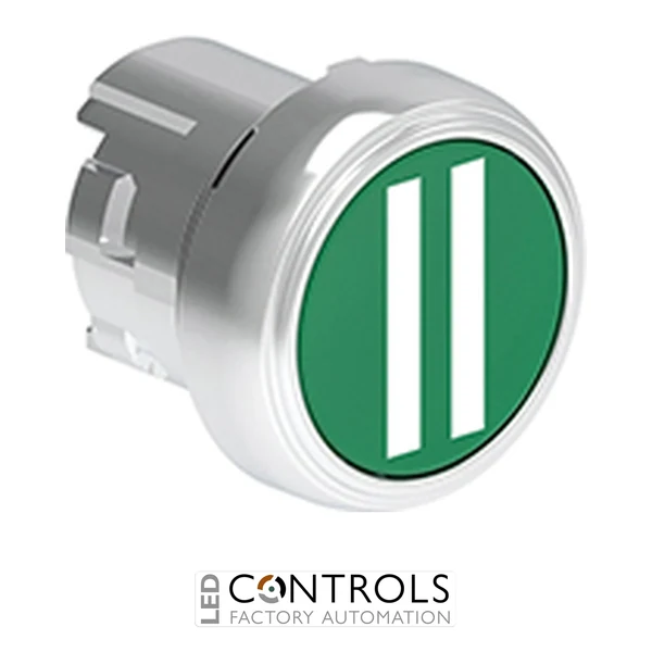 LOVATO LPSB1123 GREEN FLUSH MET. PUSH-BUTTON II