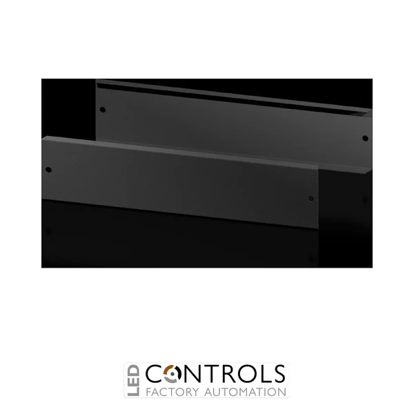 AX2830.061 Rittal AX Base/Plinth Trim Panel, Front And Rear, H: 100 mm, For W: 600 mm