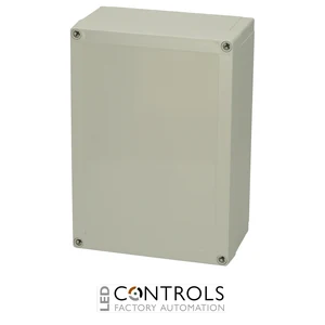 6013326 Fibox PC 200/100 XHG Enclosure, Polycarbonate Extra high base, grey cover