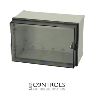 8113036 Fibox CAB PC 203018 T3B Cabinet, Polycarbonate, Smoked transparent door Lock on the short side