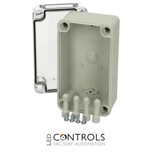 8724005 Fibox PC C 65 T Enclosure, Polycarbonate Transparent cover
