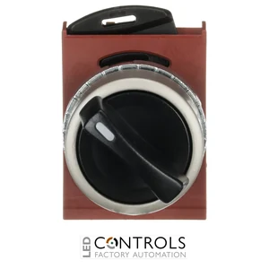 1SFA184110R9006 ABB P9MSMD0N 2-Position Maintained Black Selector Switch - image 2