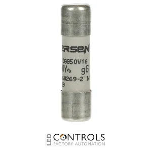 2CSM277543R1801 ABB E9F10GG16 Cylindrical Fuse 16 A 500 V AC 10.3 x 38 mm gG