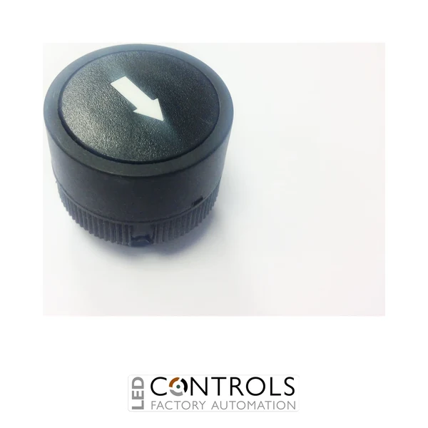 np2-ea/b/a chintblack push button with arrow 22mm