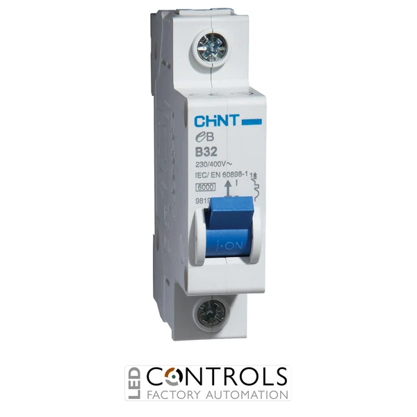 ebg-1p-b06 chint 6a 1 pole b curve 6ka miniture circuit breaker