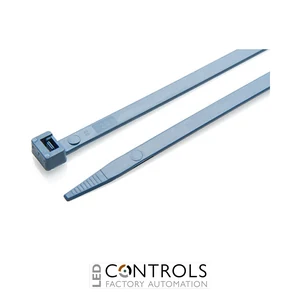 MDT360H Partex Metal Detectable Cable Ties (Non-Releasable), 360mm x 7.5mm, Blue, pack 100
