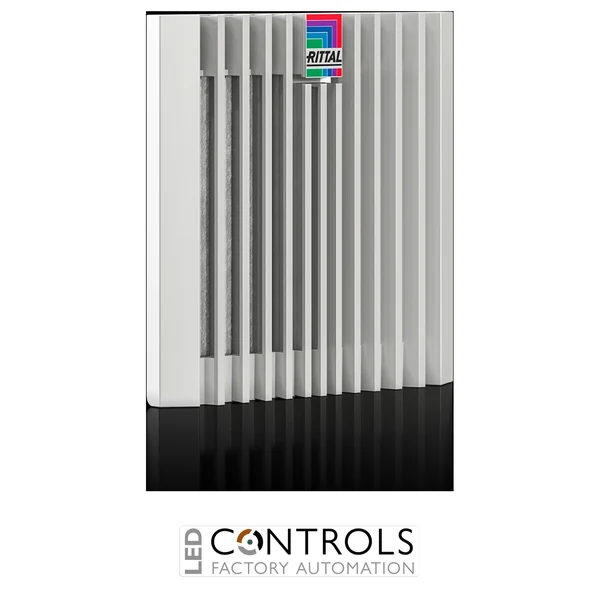 SK3238.400 Rittal SK Blue E+ Outlet Filter, Emc, For Fan-And-Filter Unit 3238.8XX, WxH 116.5 X 116.5 mm, Ral 7035