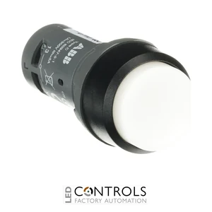 1SFA619102R1015 ABB CP3-10W-10 Compact Momentary White Extended Pushbutton 1NO - image 3