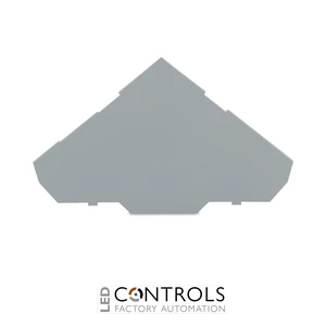 280-319 Wago End and intermediate plate;1 mm thick;for triple-deck terminal blocks;gray