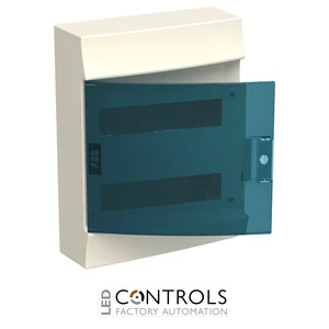 1SPE007717F0520 ABB 41P12X22 MISTRAL41W IP41 Wall-Mounted Distribution Enclosure 24 Module Transparent Door - image 3