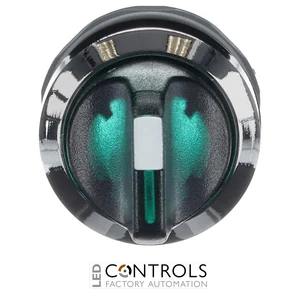 1SFA611201R3102 ABB M2SS2-31G Green Illuminated 2-Position Selector Switch - image 2