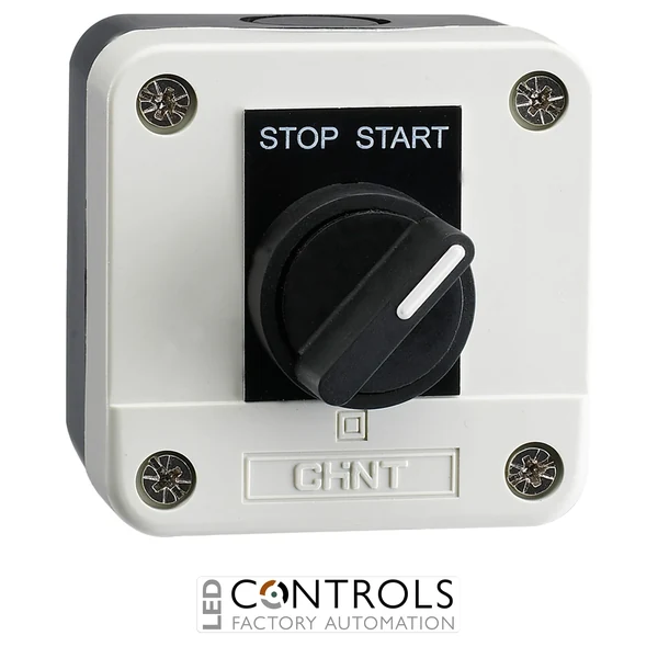 np2-b132 chint 1 position button station (2 pos. selector switch, 1 n/o)