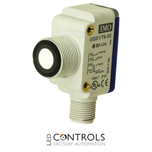 UQS4/T6-0E IMO Ultrasonic Switch Cubic PNP NO/NC + 4-20mA Output