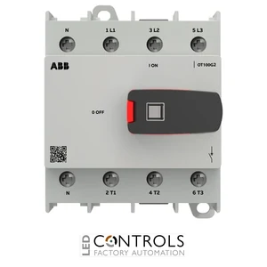 1SCA162556R1001 ABB OT100G2-4BSN1 Switch-disconnector OT Plus 100 A, size G2, 4-pole, 4th pole left - image 2
