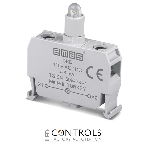 EMAS CKD EMAS C SIGNAL BL. RED LED 110 V DC FOR CONTROL BOXES