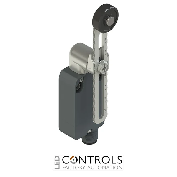 NF B222KP-SMK Pizzato Modular prewired switch with adjustablelength straight metal revolving lever diam. 20 roller