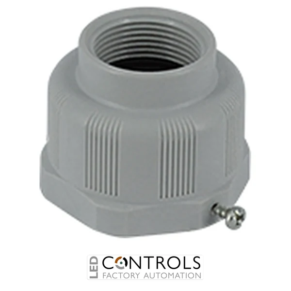 PE25FG Ilme M25 threaded adaptor for PE 16 amp 3 pole in/4pin