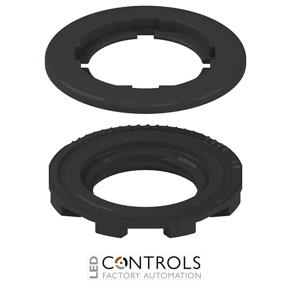 VE GF151A Pizzato Adapter provided with panel-fixing ring nut for ? 22 devices on ? 30 holes