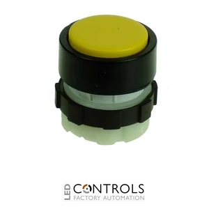 BS3DLYELLOW IMO Illuminable Push Button, Spring Return, Yellow, Black